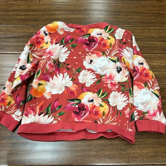 Posh Peanut Floral Long Sleeve Sweatshirt 10 year - Picture 6 of 6